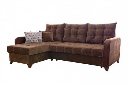 Угловой диван-кровать Валери Hoff. Цвет: коричневый