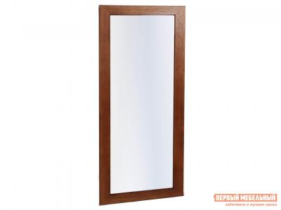 Настенное зеркало  Берже-105 Темно-коричневый Мебелик. Цвет: коричневое дерево