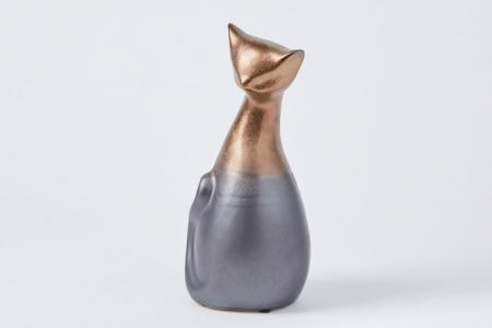 Декоративная фигурка Кошка Hoff. Цвет: тёмно-серый металлик, бронзовый