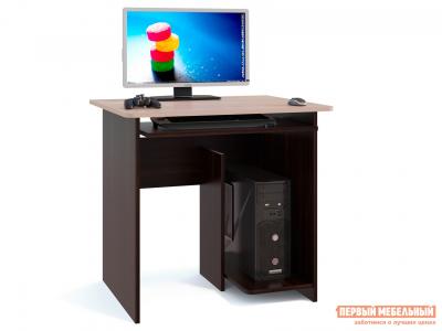 Компьютерный стол  КСТ-21.1 Венге / Беленый дуб Сокол. Цвет: темное-cветлое дерево